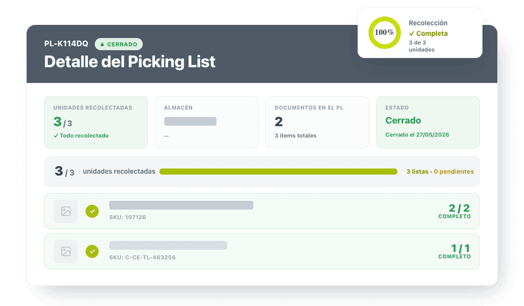 Validación SKU a SKU con lector de código